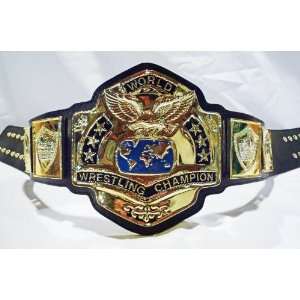  Wrestling Championship Title Belt   Real Leather   WWE 